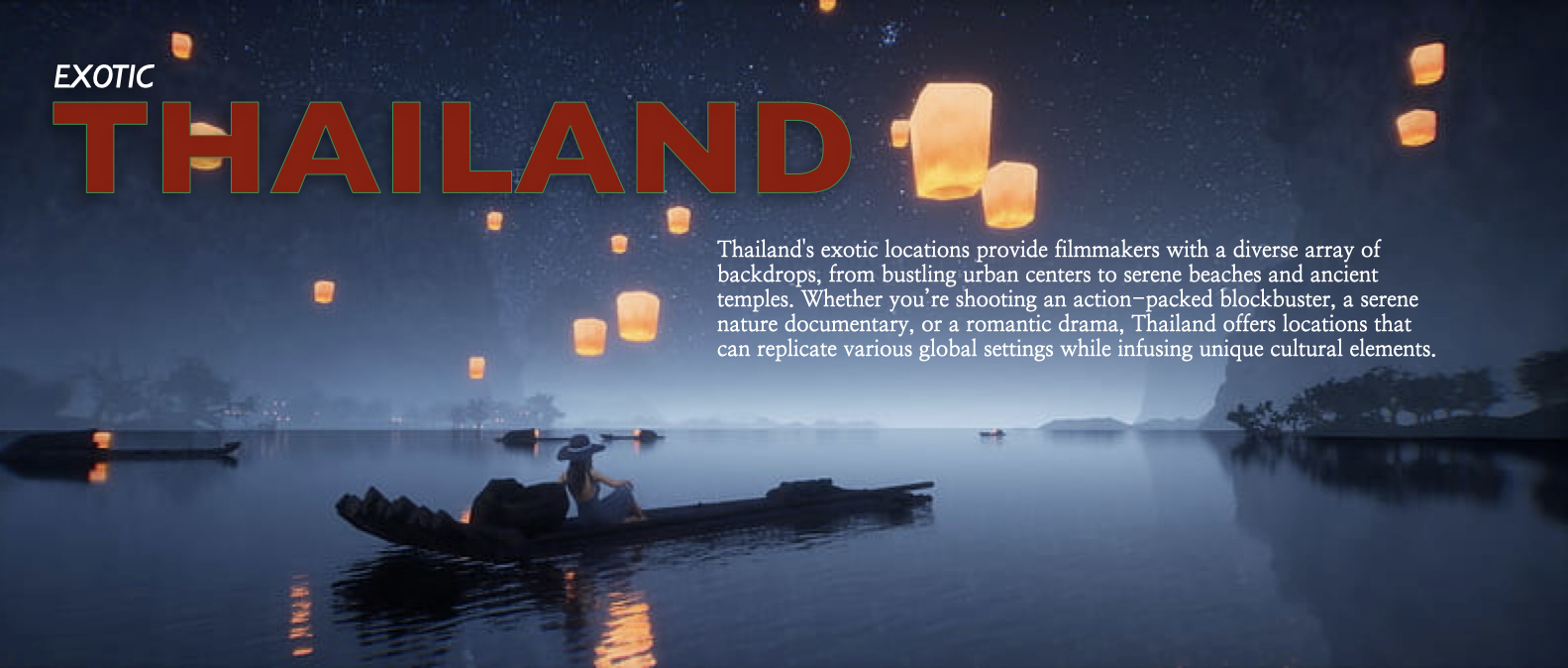 commercials movies or televison series filmed or shot on location in thailand,